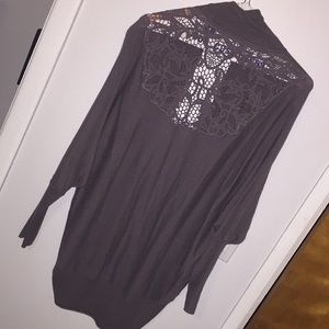 Lauren Conrad purple/mauve cardigan